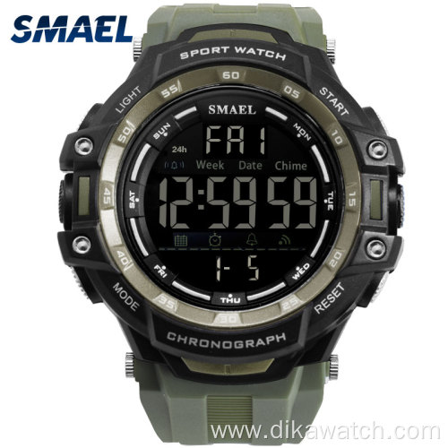 SMAEL Brand Mens Sports Watches Men Military Multifunction